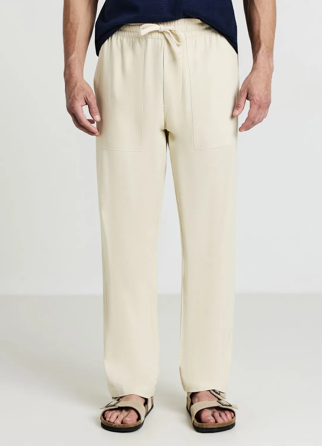 Calliope jogger pantalon homme uni à cordon