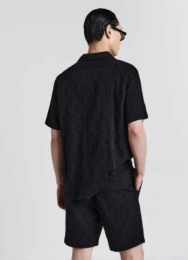 Calliope bermuda jacquard losange homme coton