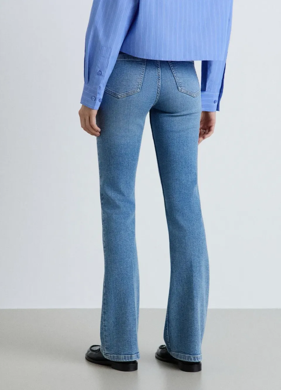 Calliope Jean bootcut femme taille mi-haute long