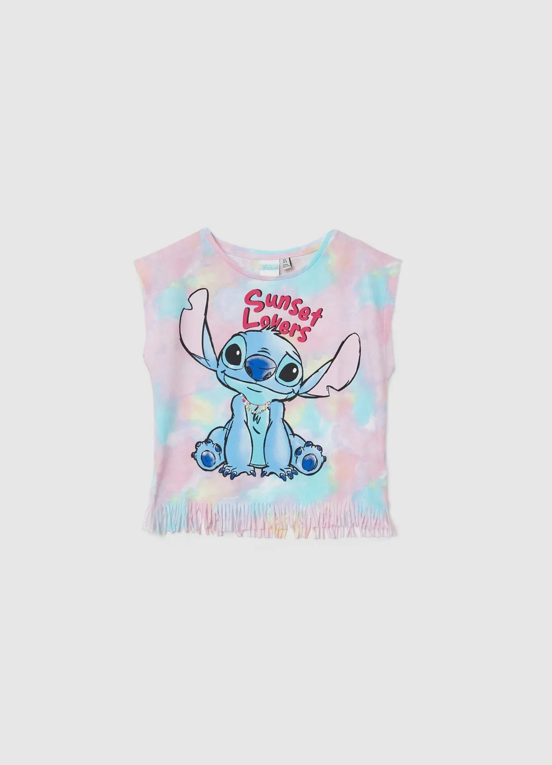 Calliope Stitch T-shirt fille coton franges