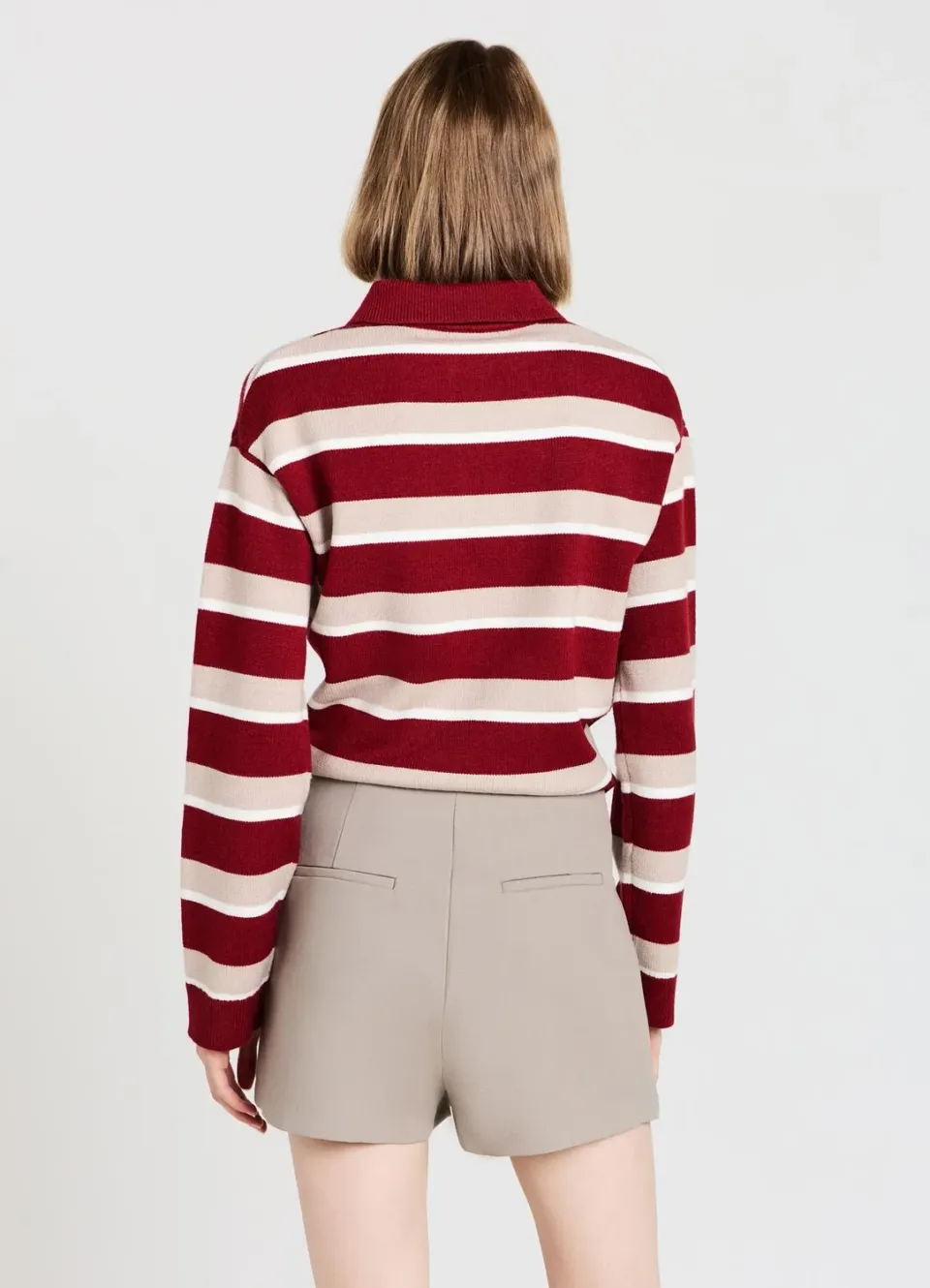 Calliope jupe-short femme fente latérale zip