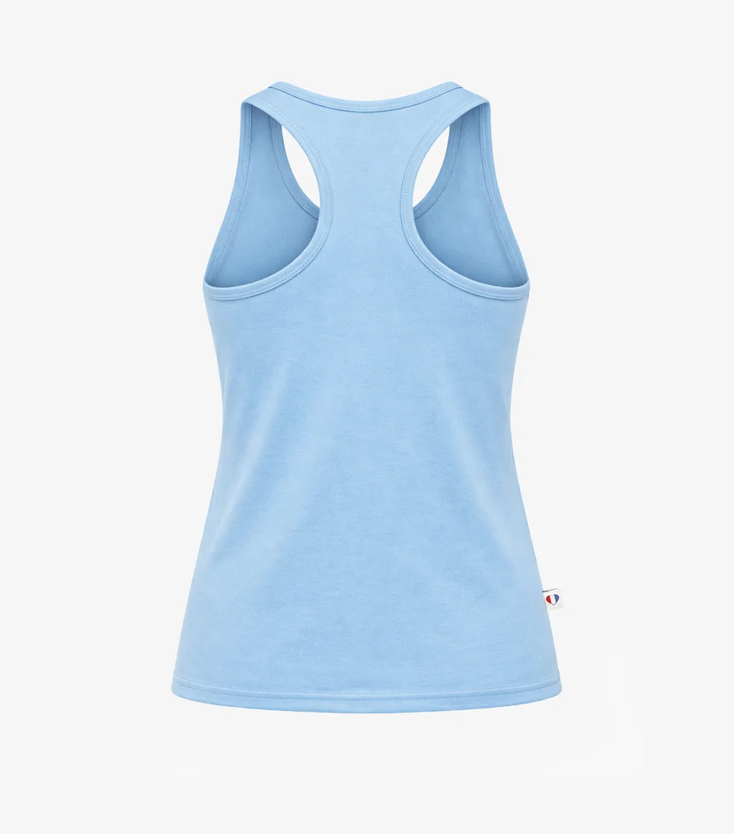 Cocorico Boost débardeur sport femme ciel dos nageur