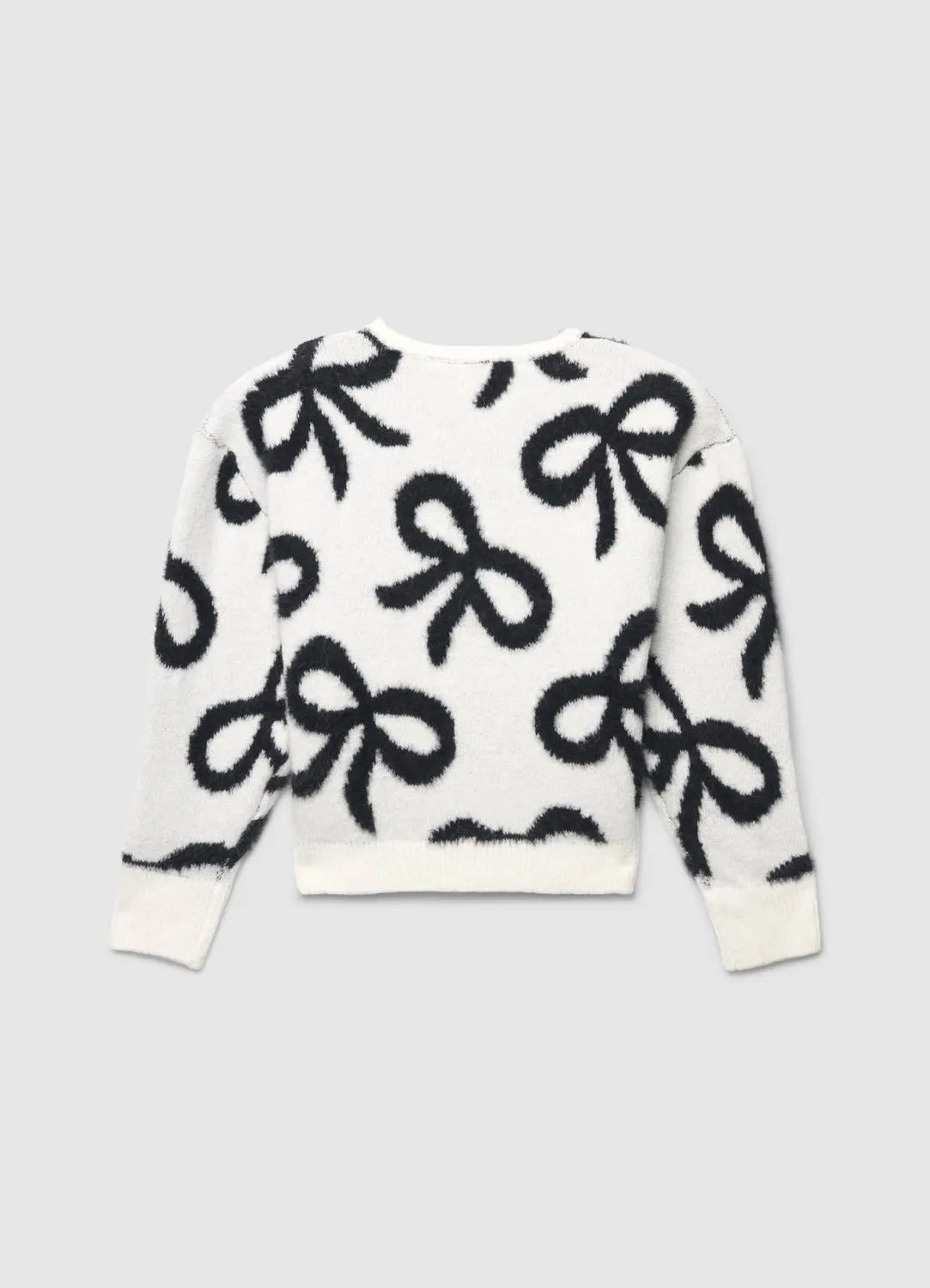Calliope pull fille manches longues nœuds