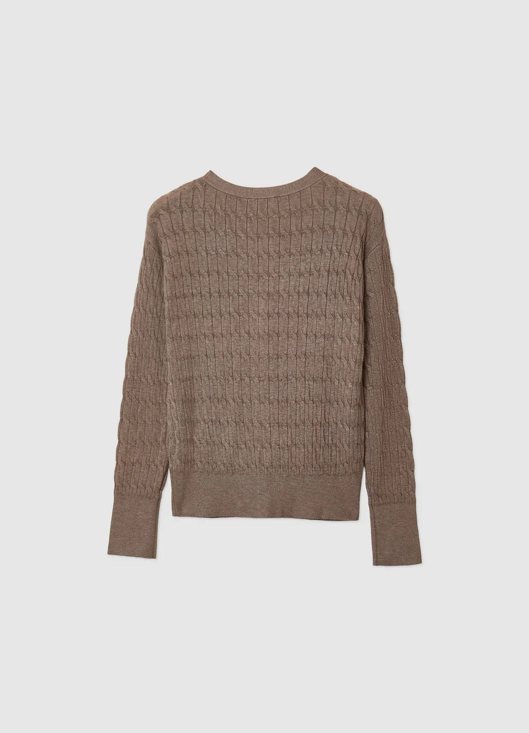 Calliope cardigan femme maille torsades boutons