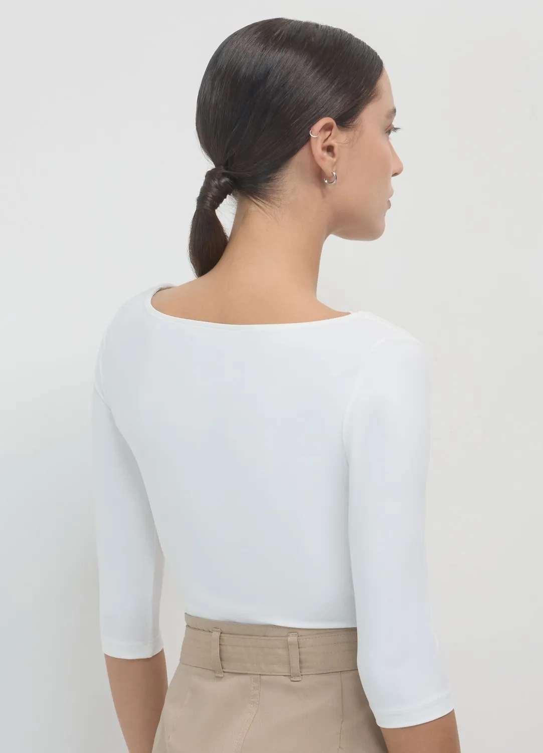 Calliope Body femme col bateau manches 3/4
