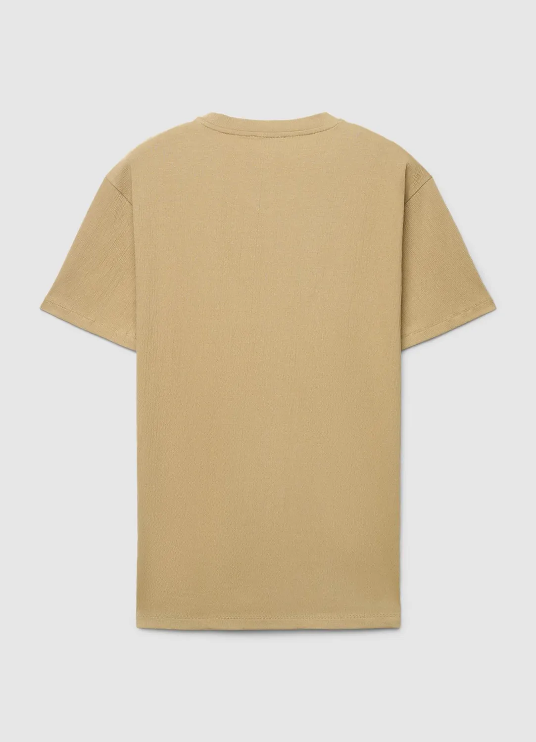 Calliope T-shirt homme uni col rond manches courtes