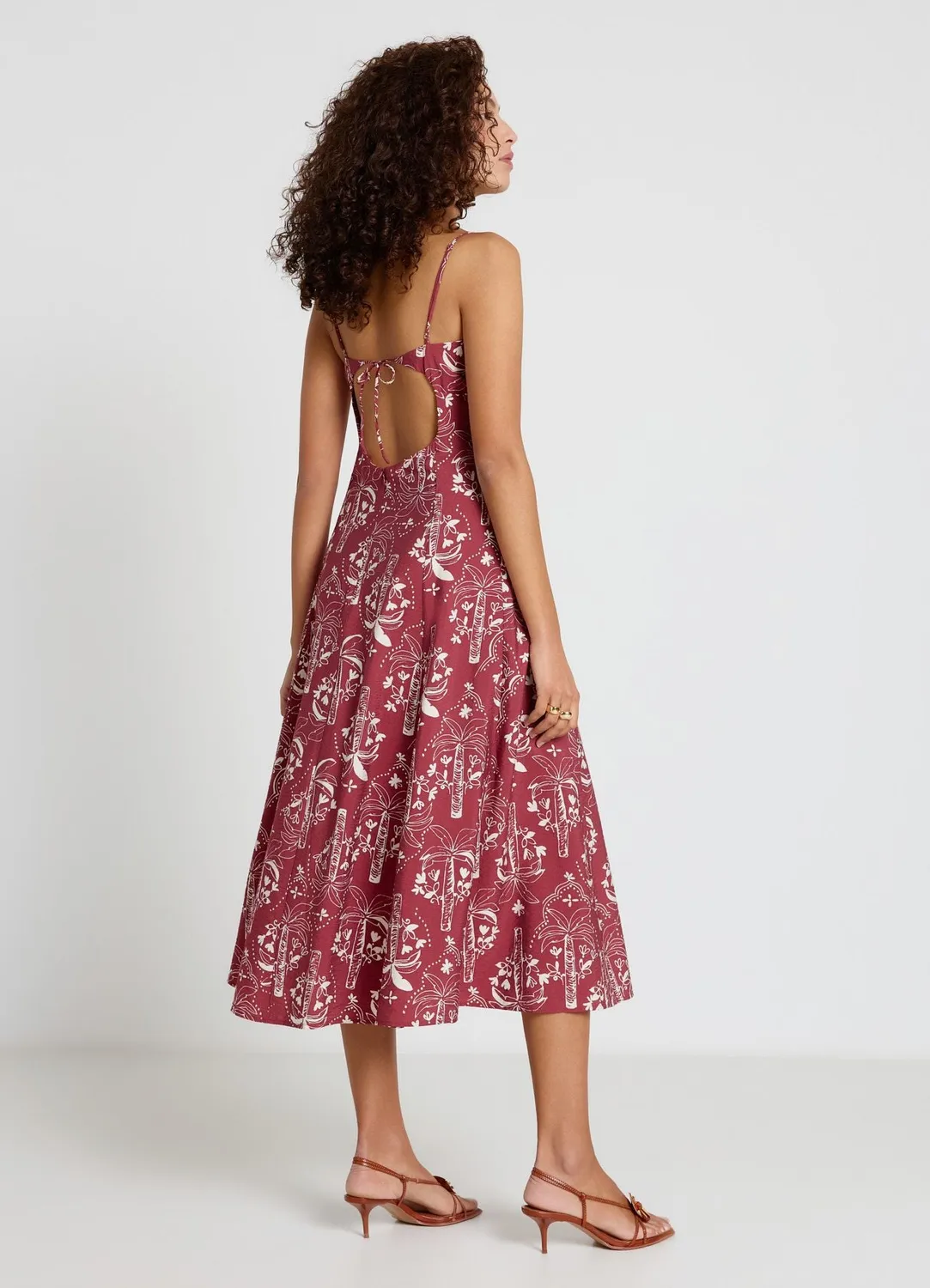Calliope Vestito Midi robe femme tropicale