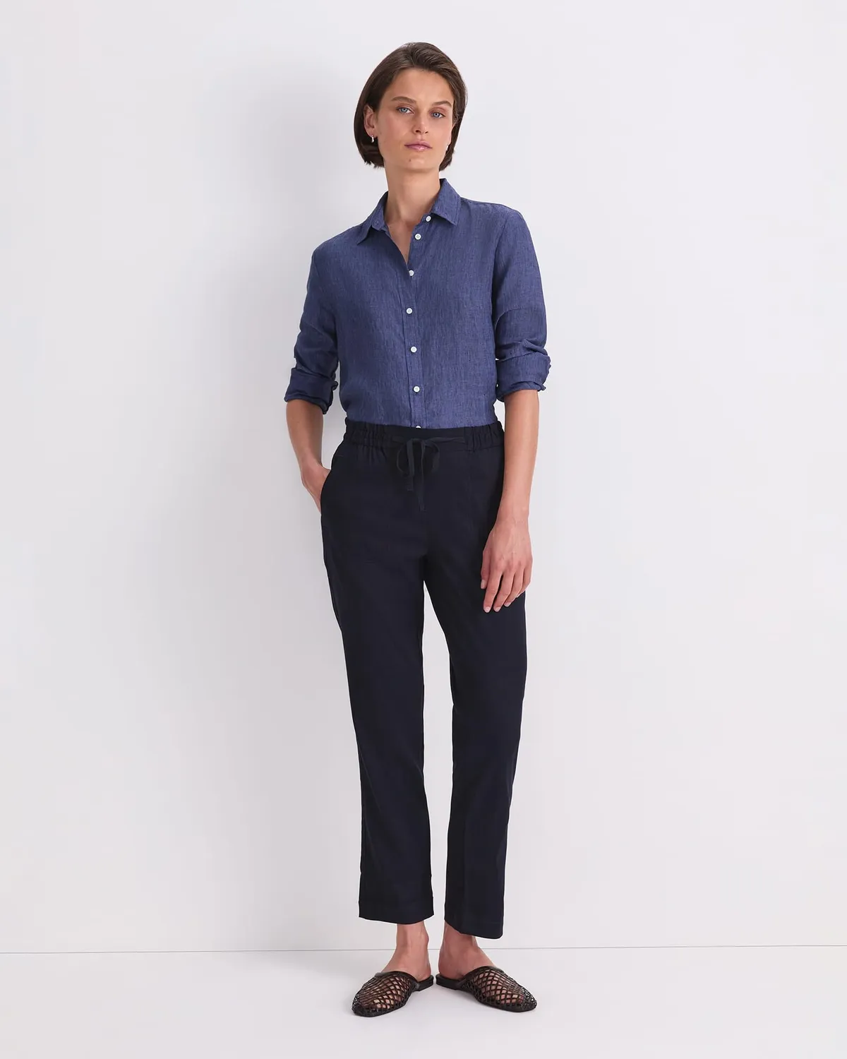 Sportscraft Rosa 115179 pantalon lin femme