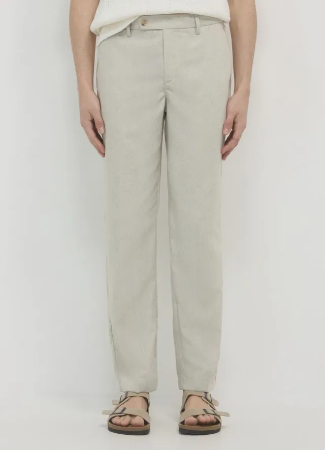 Calliope pantalon spinato homme chevron regular
