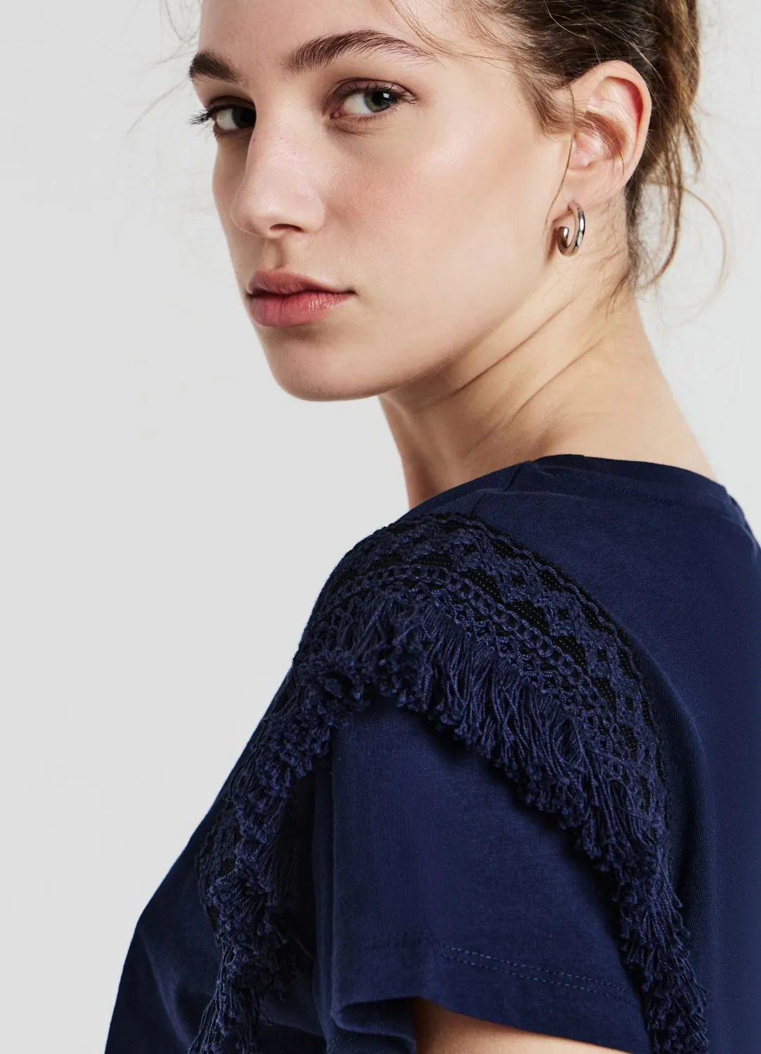 Calliope t-shirt galon femme coton regular