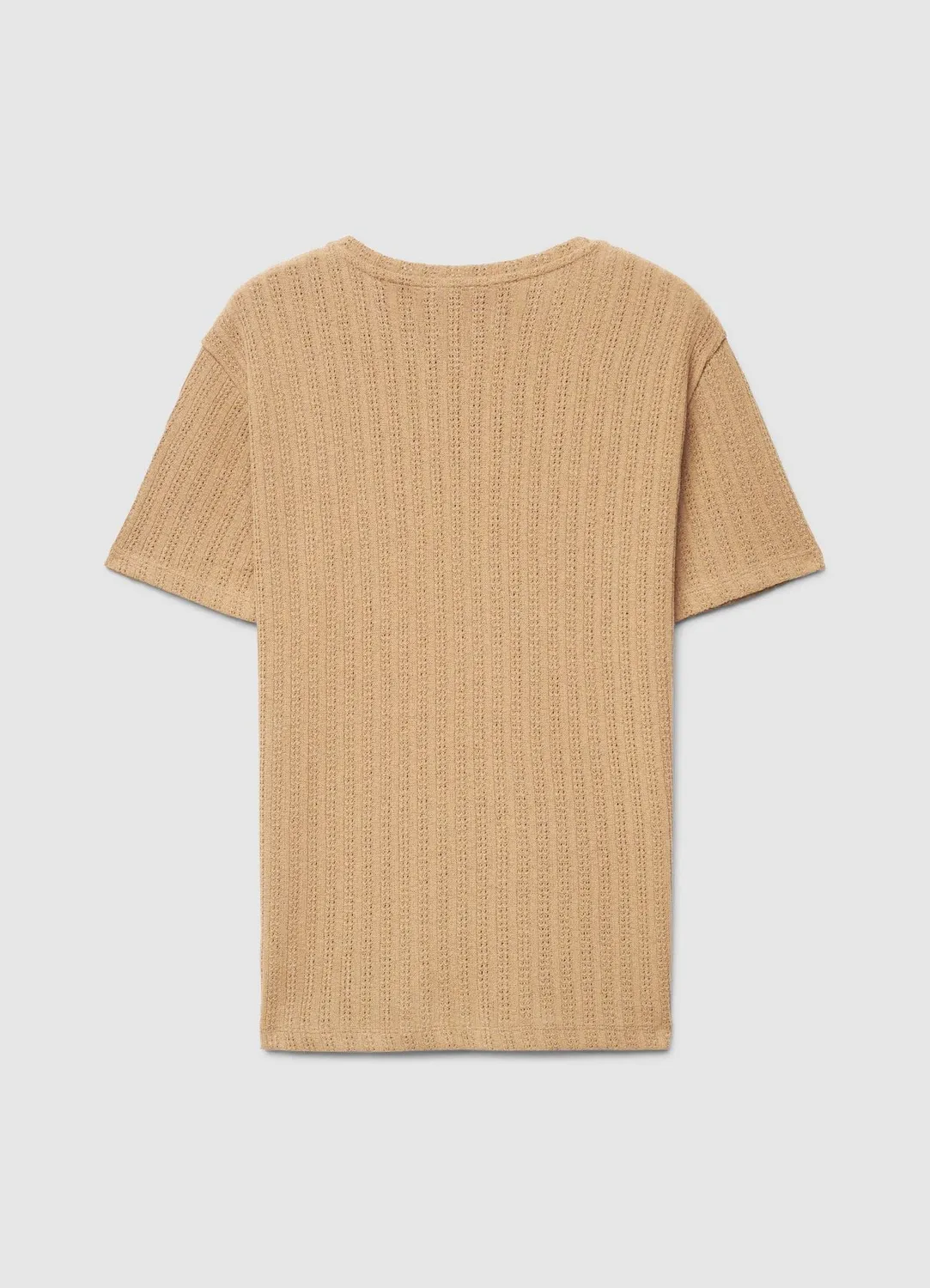 Calliope t-shirt maille ajourée homme col rond