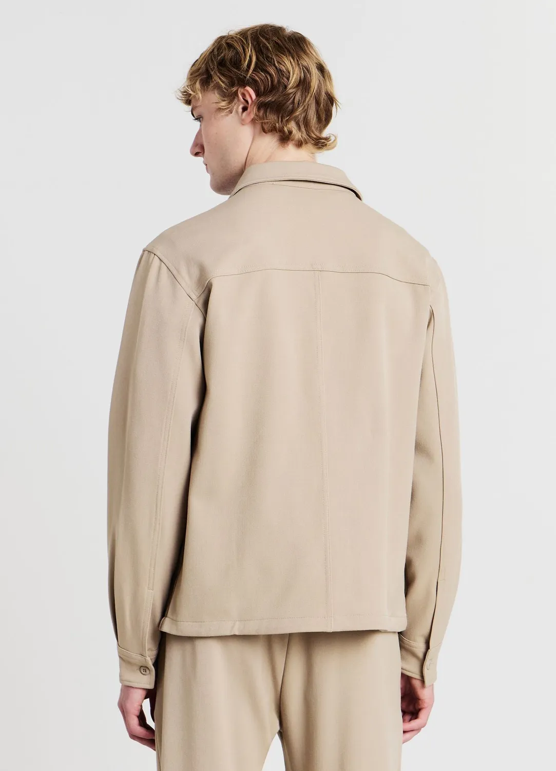 Calliope Shacket homme uni poches regular