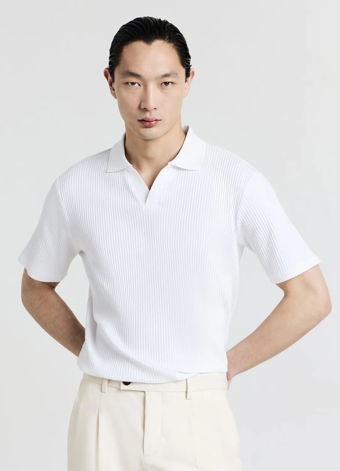 Calliope polo côtelé homme coton regular