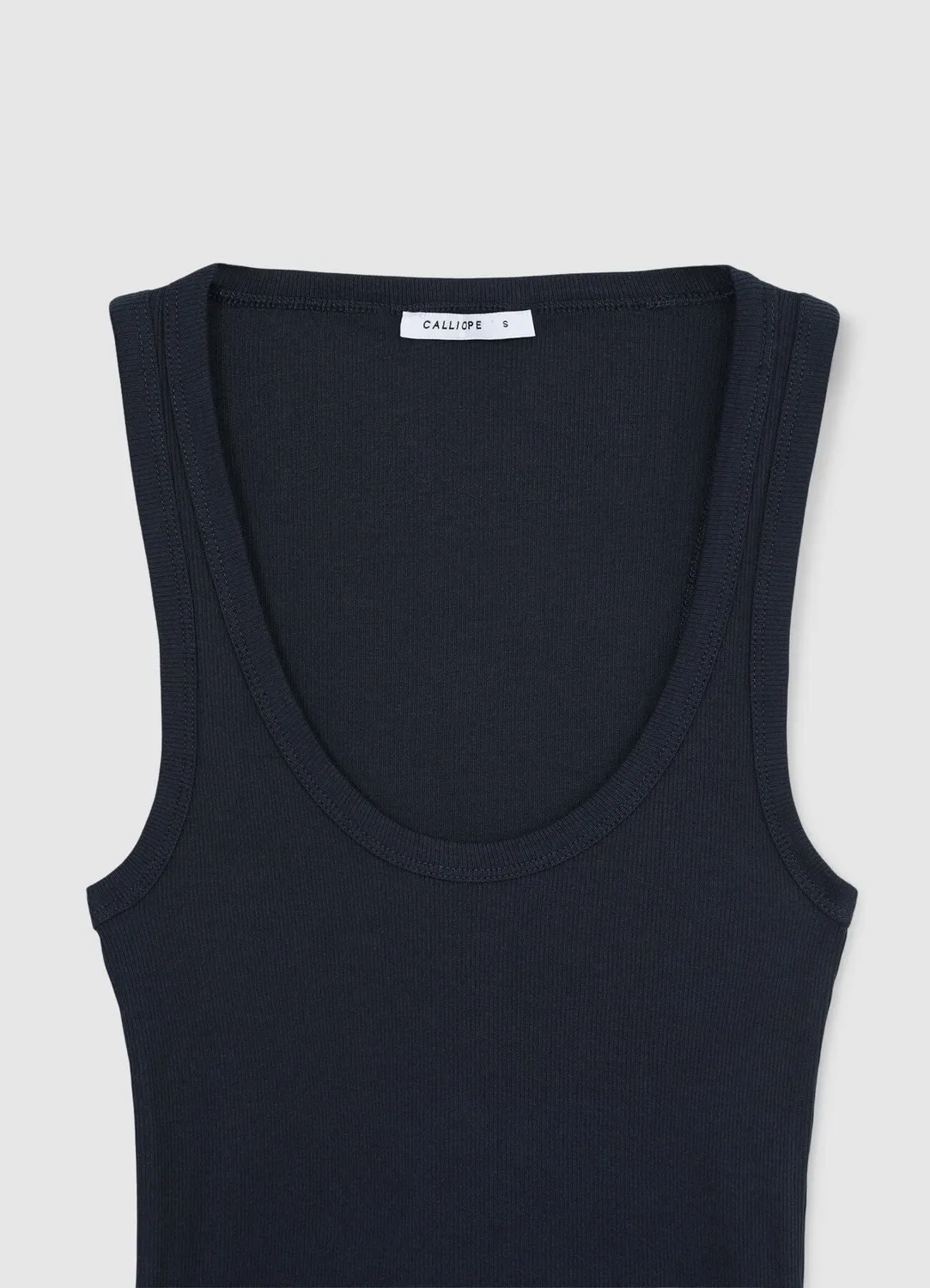Calliope top femme coton côtelé col large