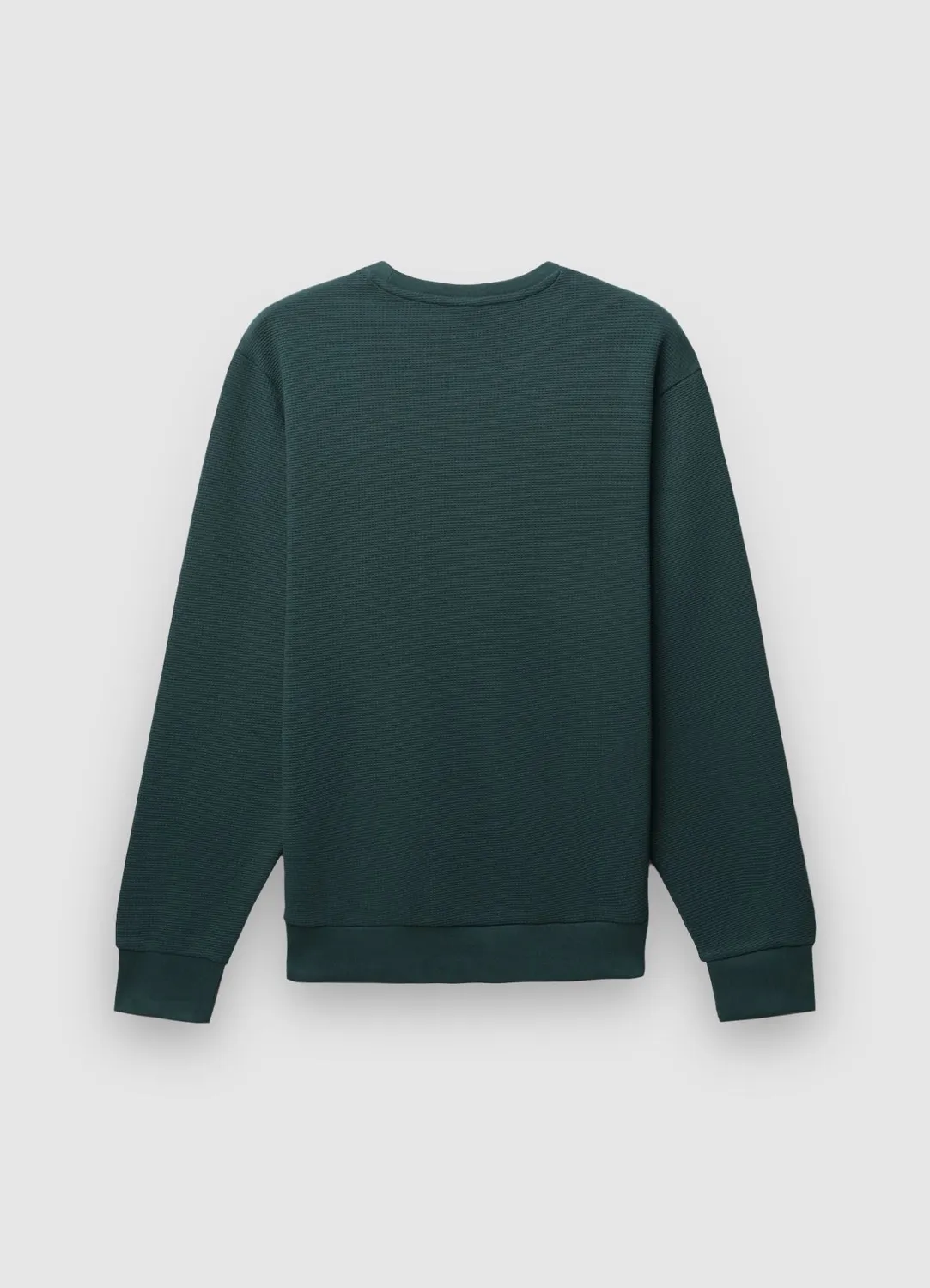 Calliope sweat homme col rond tissu travaillé manches longues