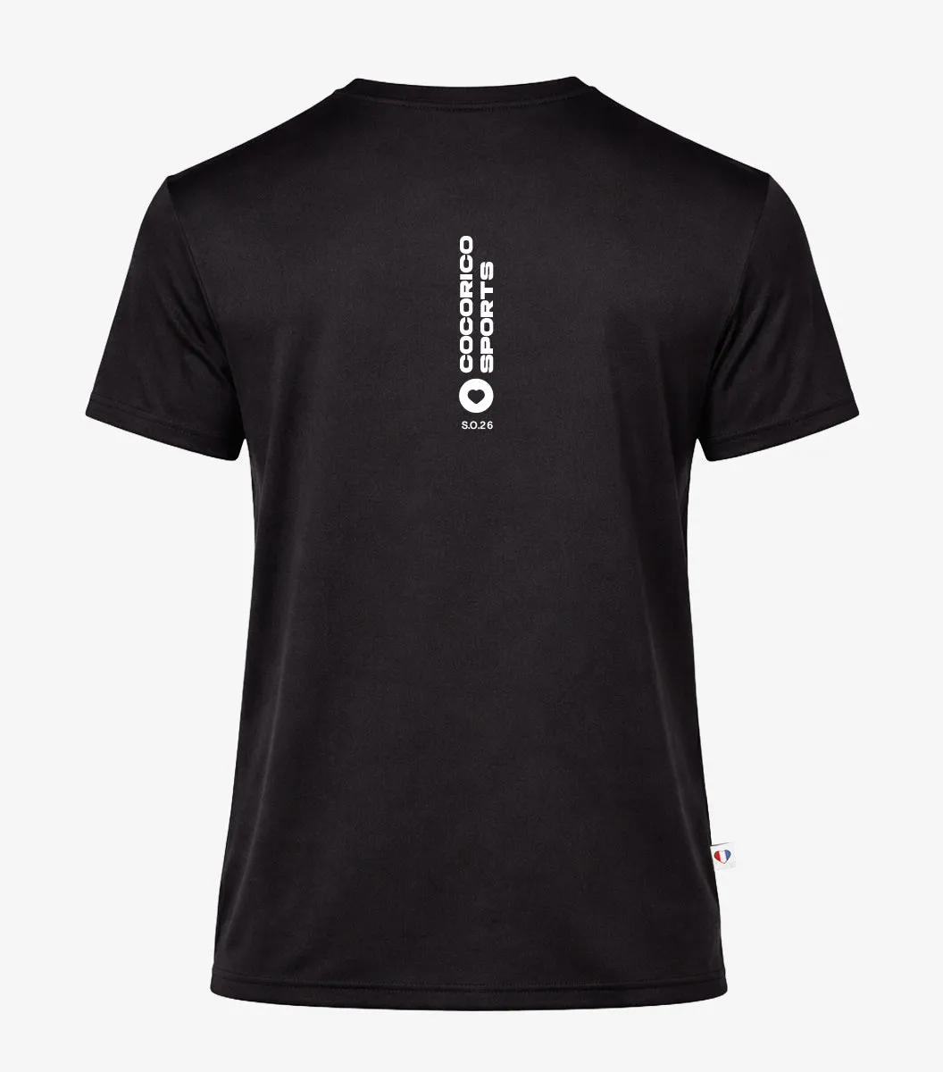 Cocorico Focus t-shirt sport homme noir technique