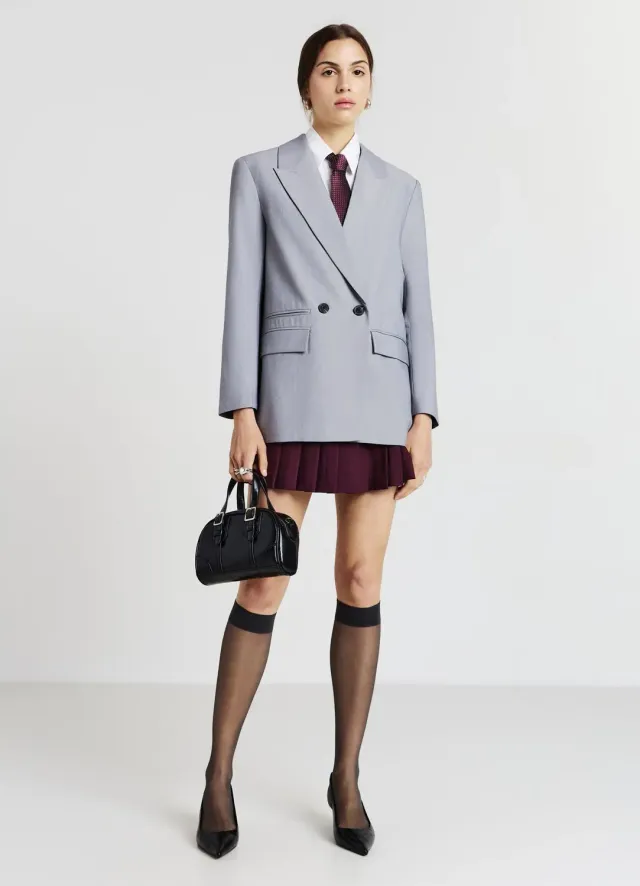 Calliope veste double boutonnage femme mélangée