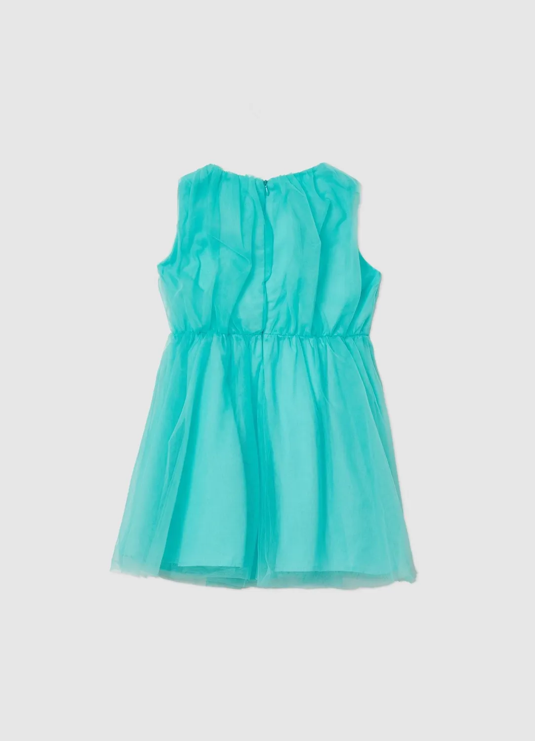 Calliope robe tulle fille courte rose cérémonie