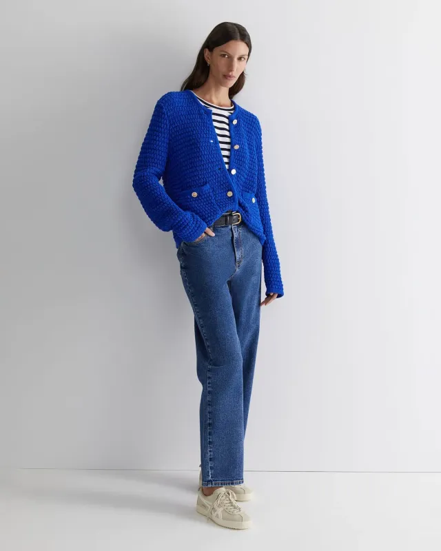 SPORTSCRAFT Bec jean droit femme coton stretch taille haute