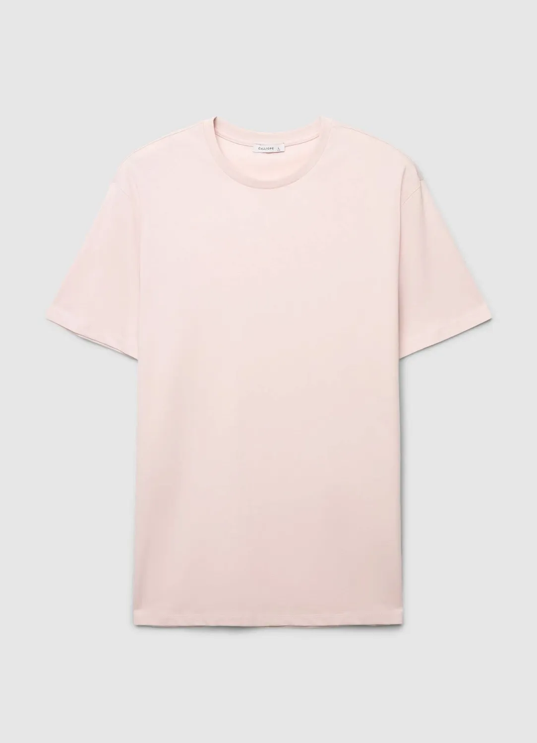 Calliope t-shirt col rond homme uni manches courtes