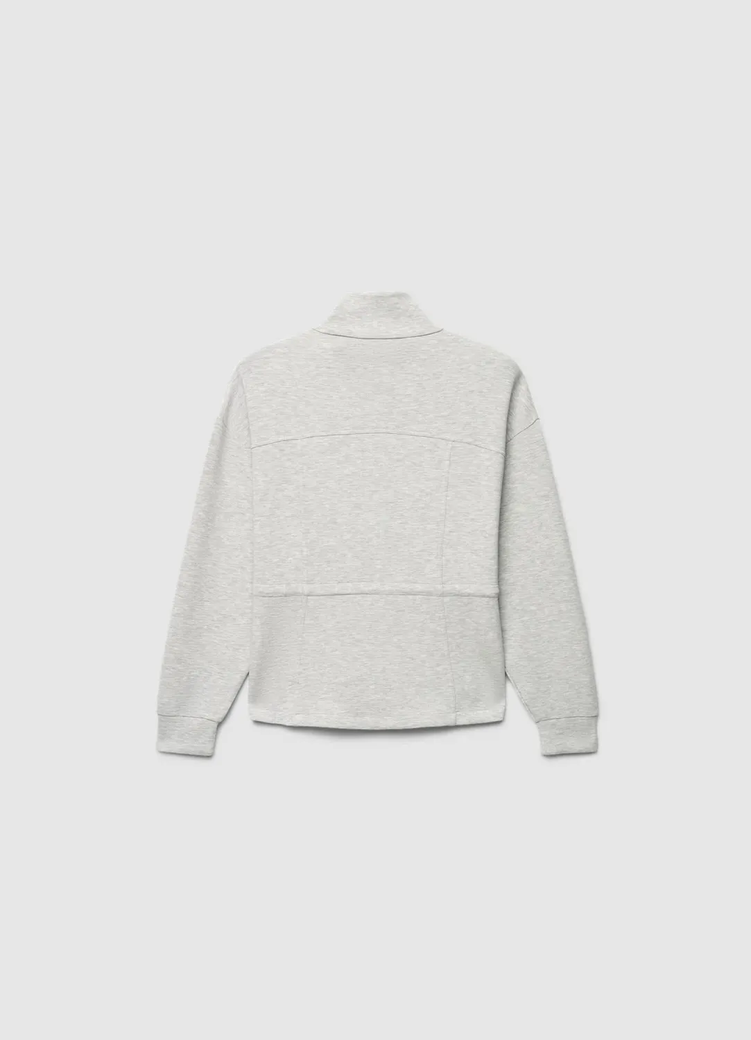 Calliope Sweat femme zippé col montant uni