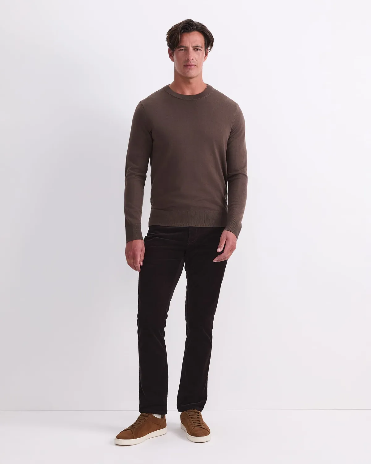 Sportscraft Merino Crew pull homme laine