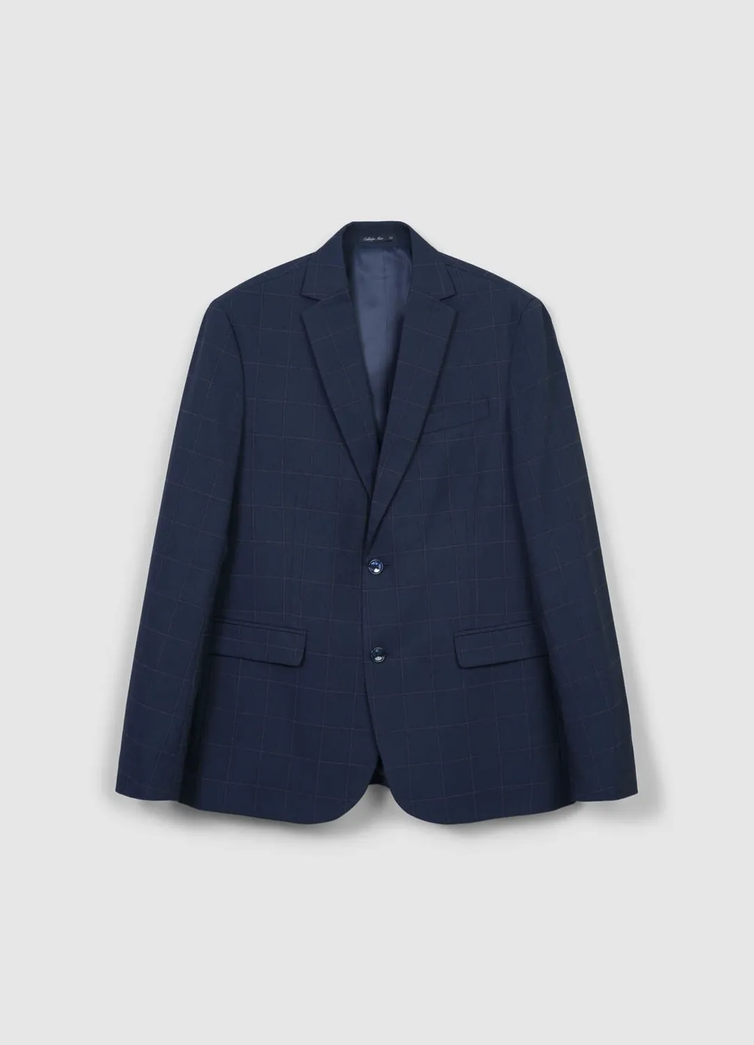 Calliope veste homme à carreaux 2 boutons