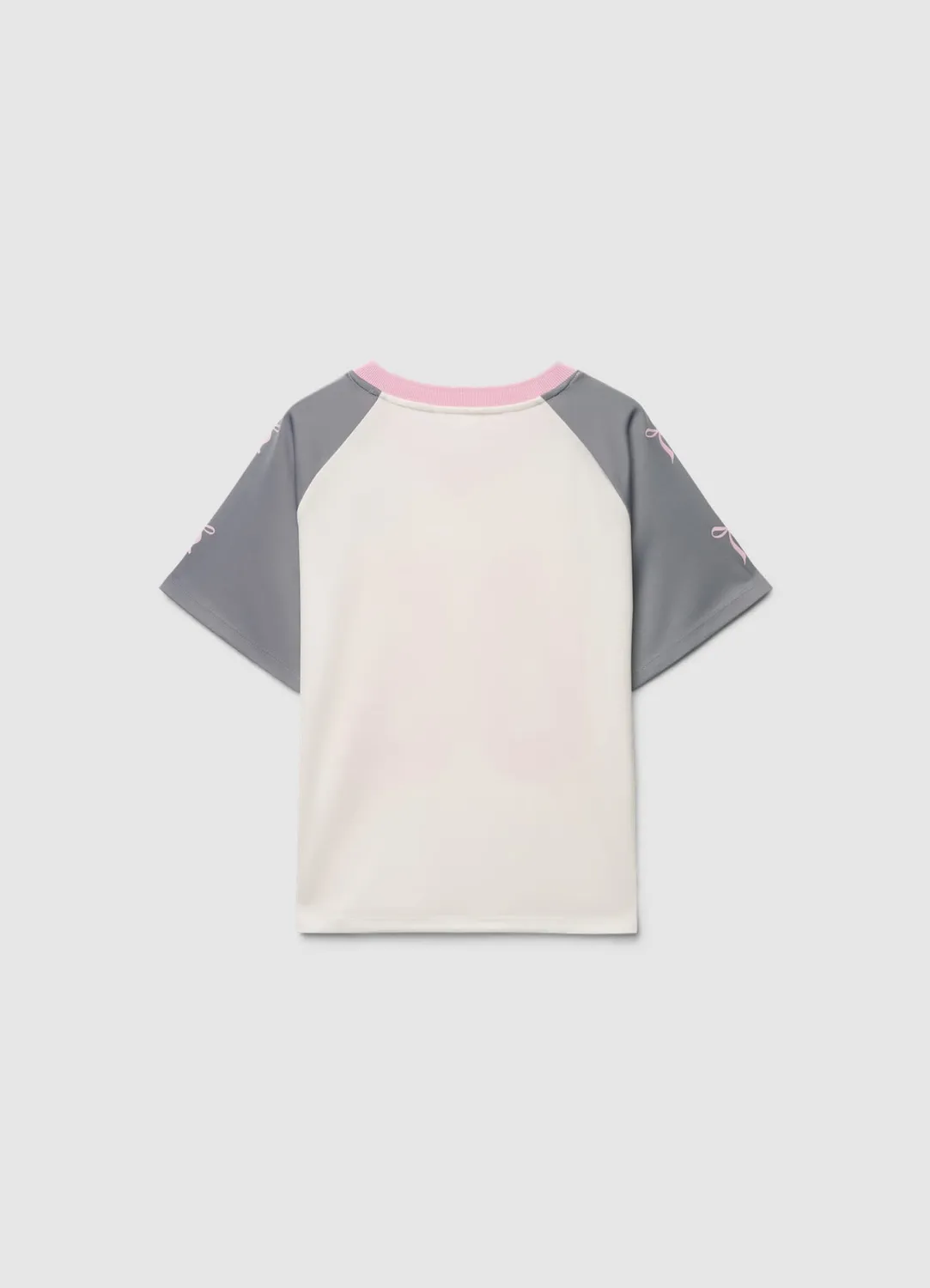 Calliope T-shirt numéro fille col V manches raglan