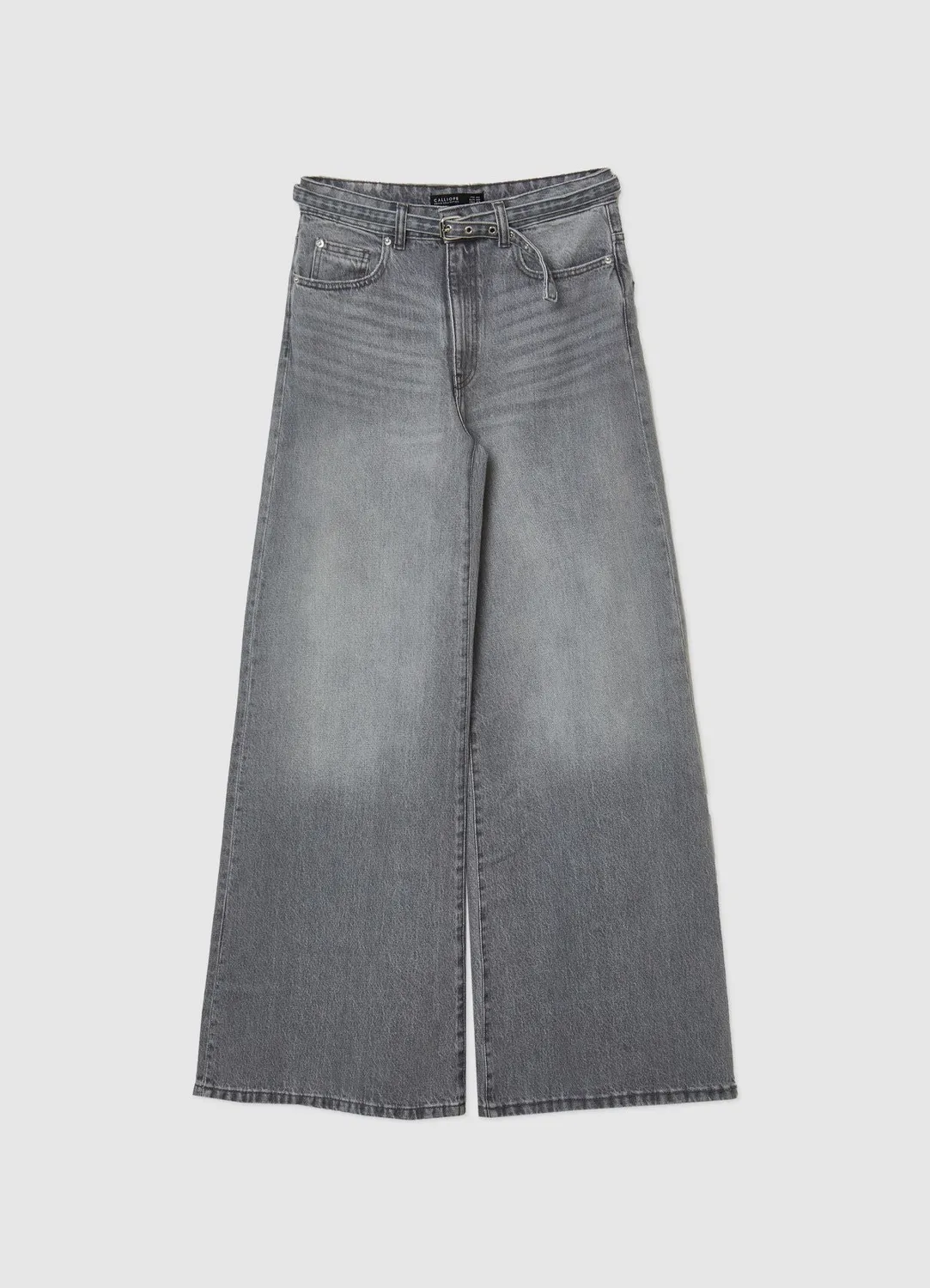 Calliope jean wide leg femme avec ceinture