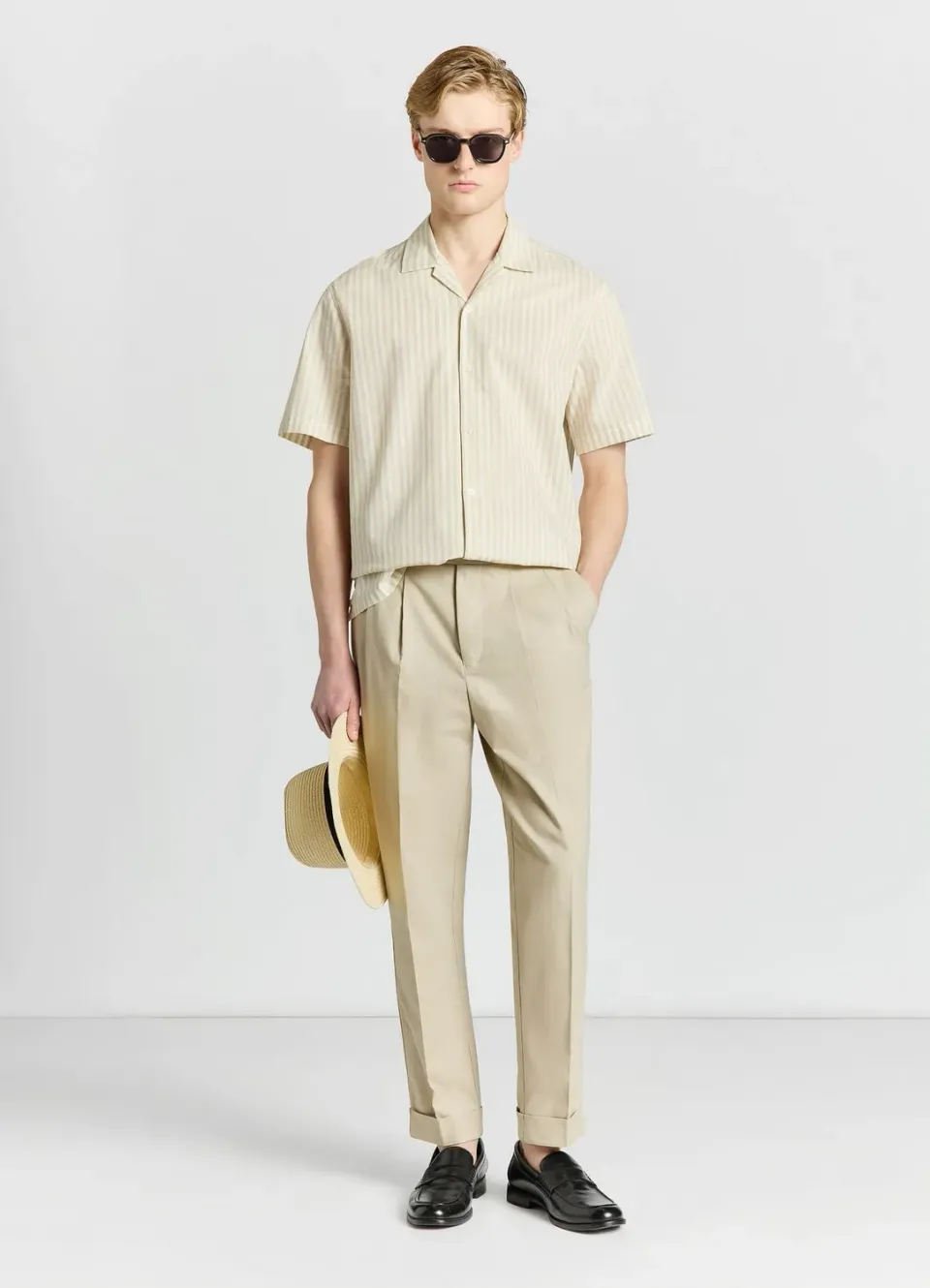 Calliope pantalon homme tailleur boucle latérale