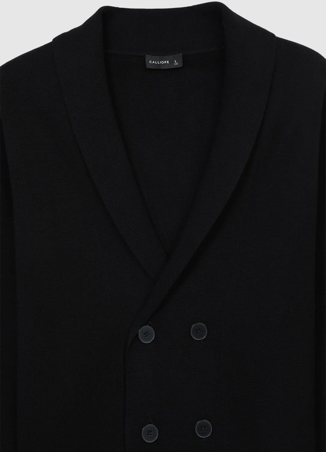 Calliope Double boutonnage cardigan homme col classique