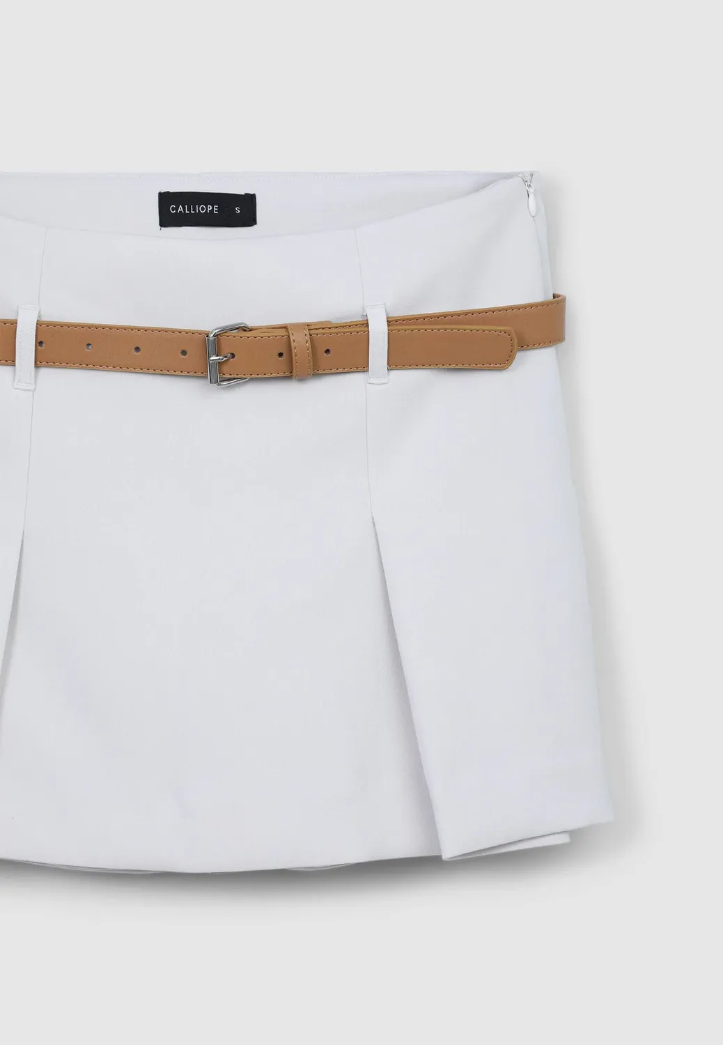 Calliope jupe-short à ceinture femme coupe regular