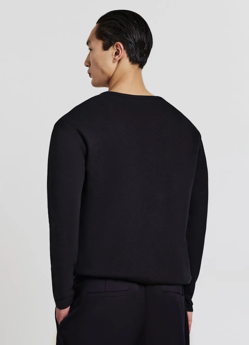 Calliope t-shirt henley homme manches longues