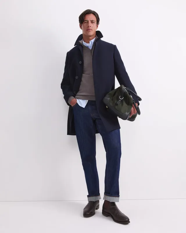 Sportscraft Micah manteau laine homme double face à carreaux