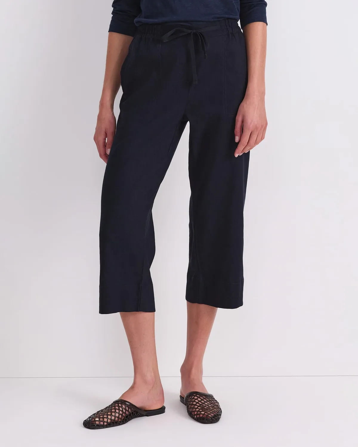 Sportscraft Rosa Crop Linen Pant pantalon lin cropped