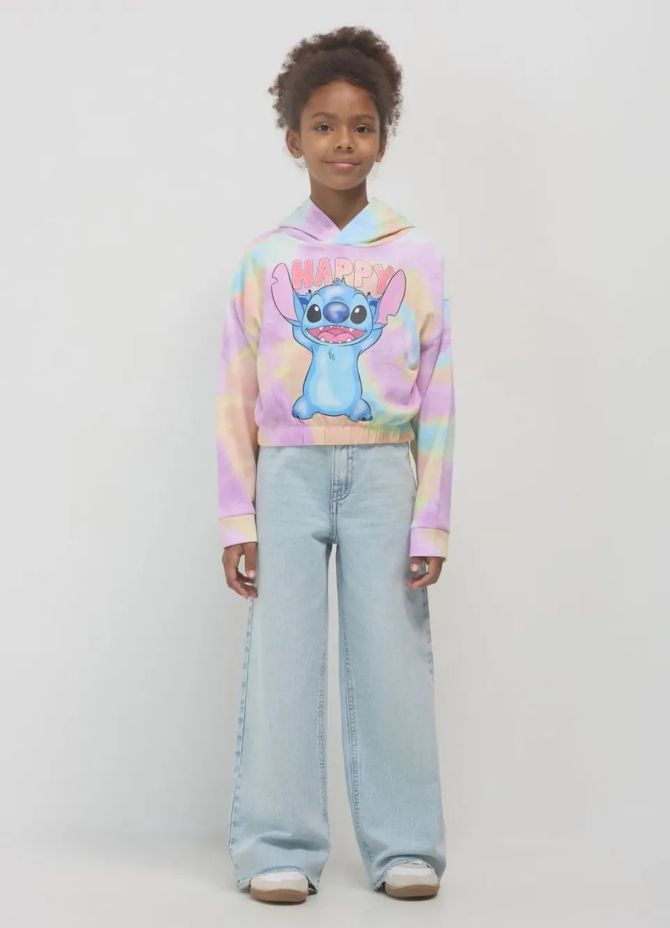 Calliope sweat capuche Stitch fille coton