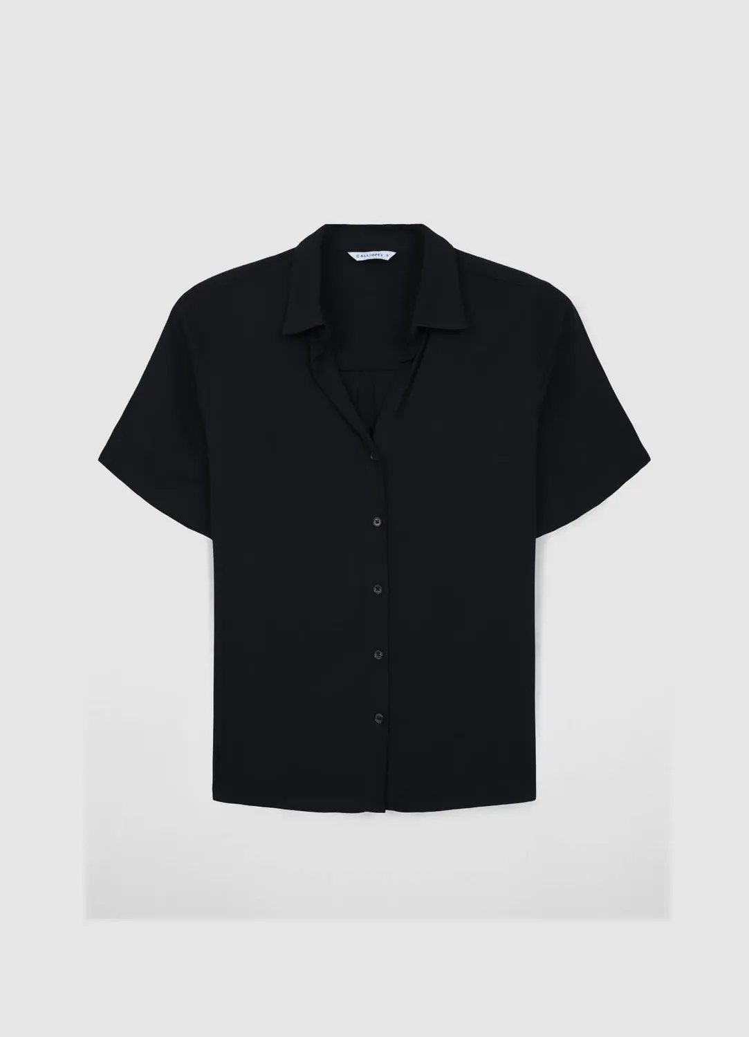 Calliope chemise femme manches courtes unie bureau