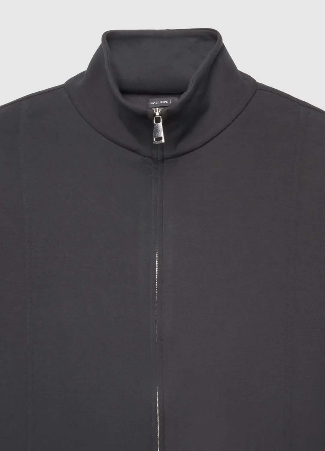 Calliope sweat zippé femme taille S col montant