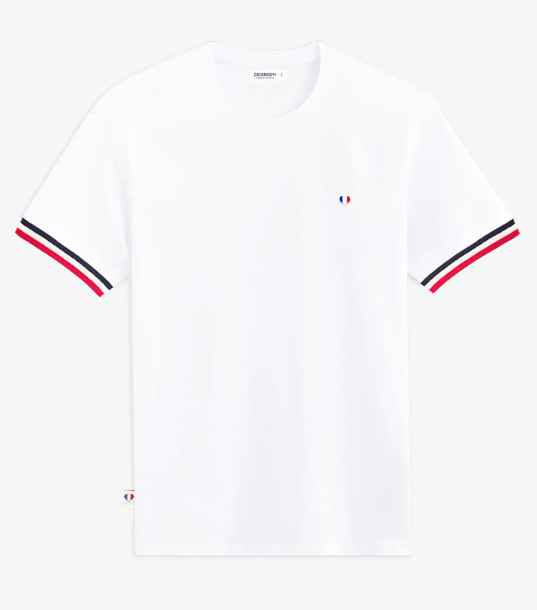 Cocorico Iconique Supporter t-shirt homme Blanc coton