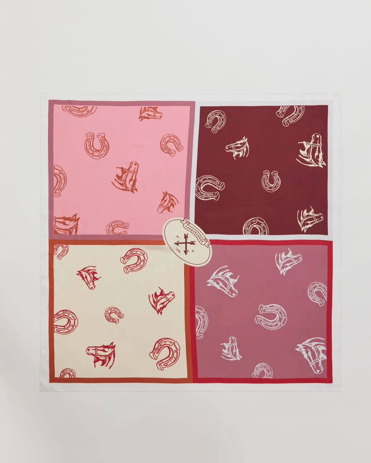 Sportscraft Hannah foulard carré soie 100x100 imprimé