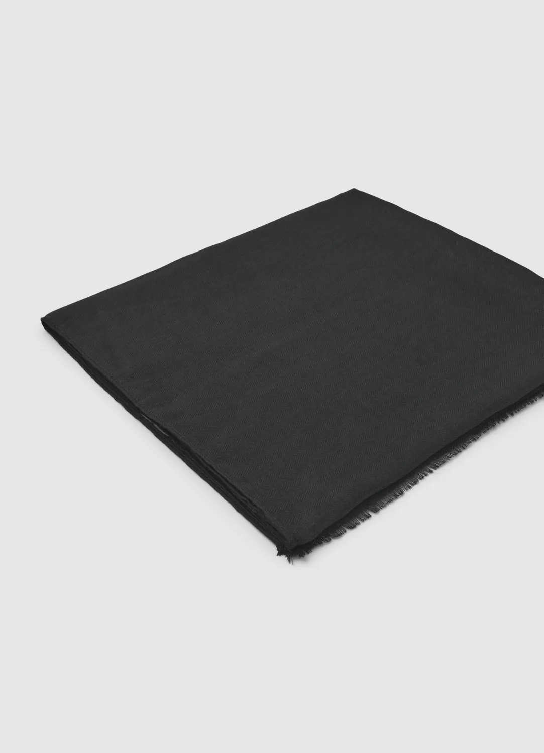 Calliope Pashmina Homme Unie Franges 180x70