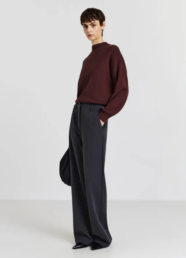 Calliope pull col montant femme manches longues
