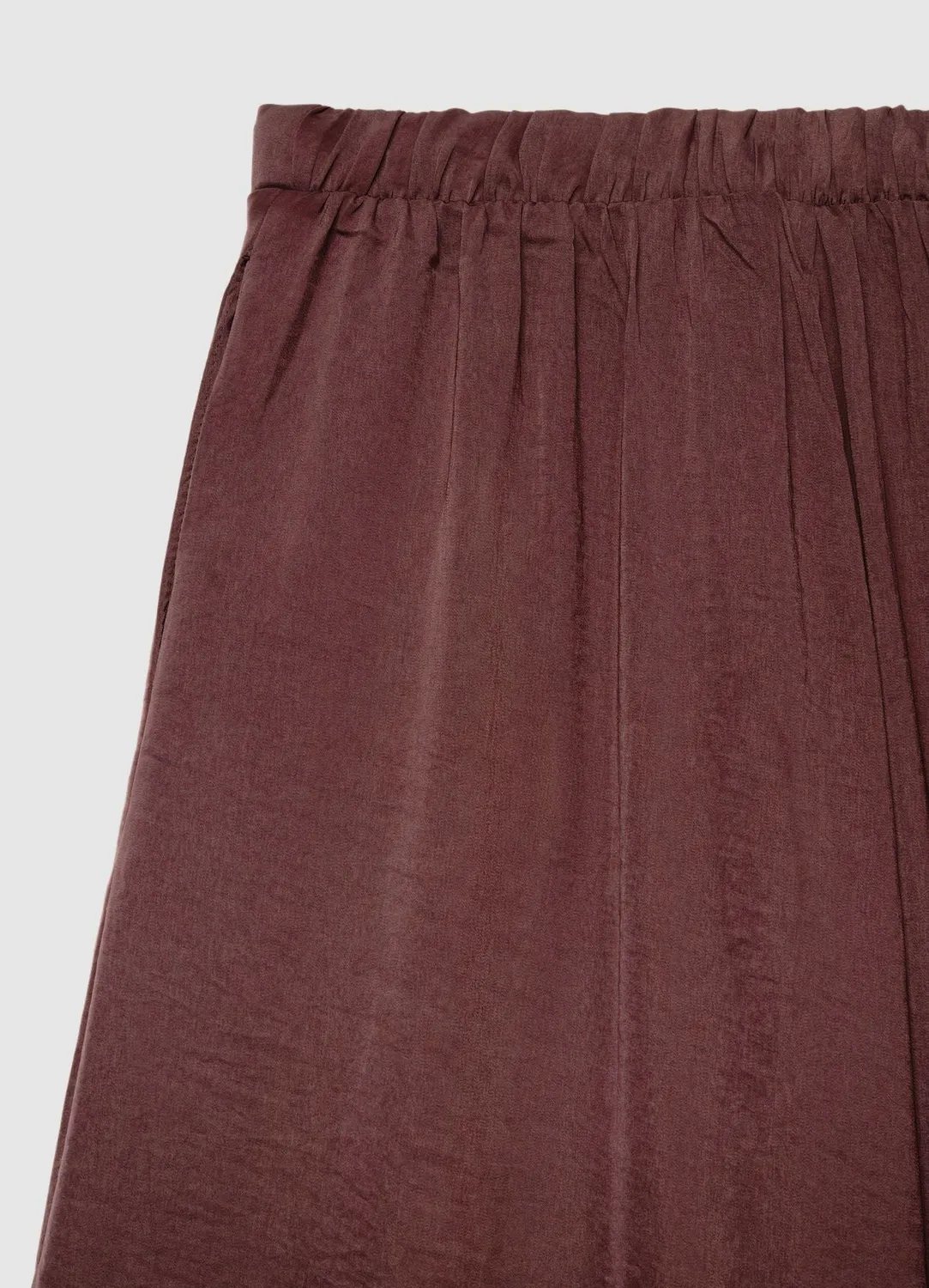 Calliope jupe-pantalon femme satinée longue unie