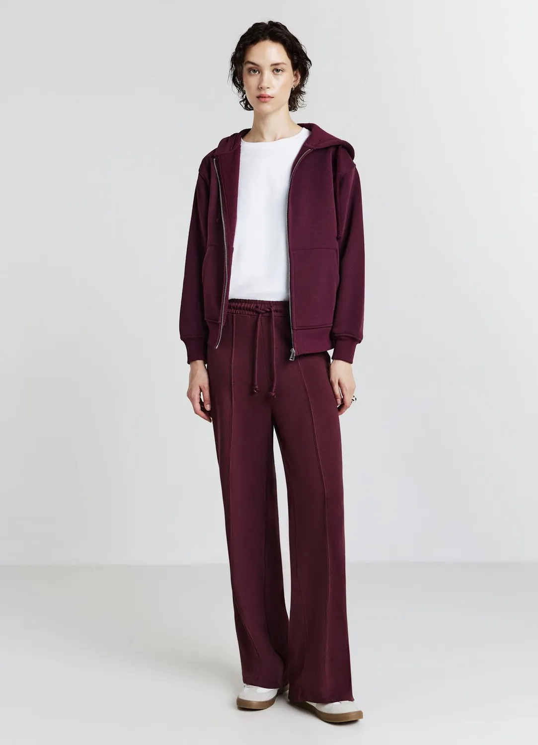 Calliope Palazzo jogging femme large à cordon