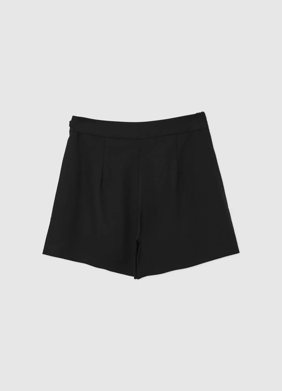 Calliope jupe-short femme plissée portefeuille unie