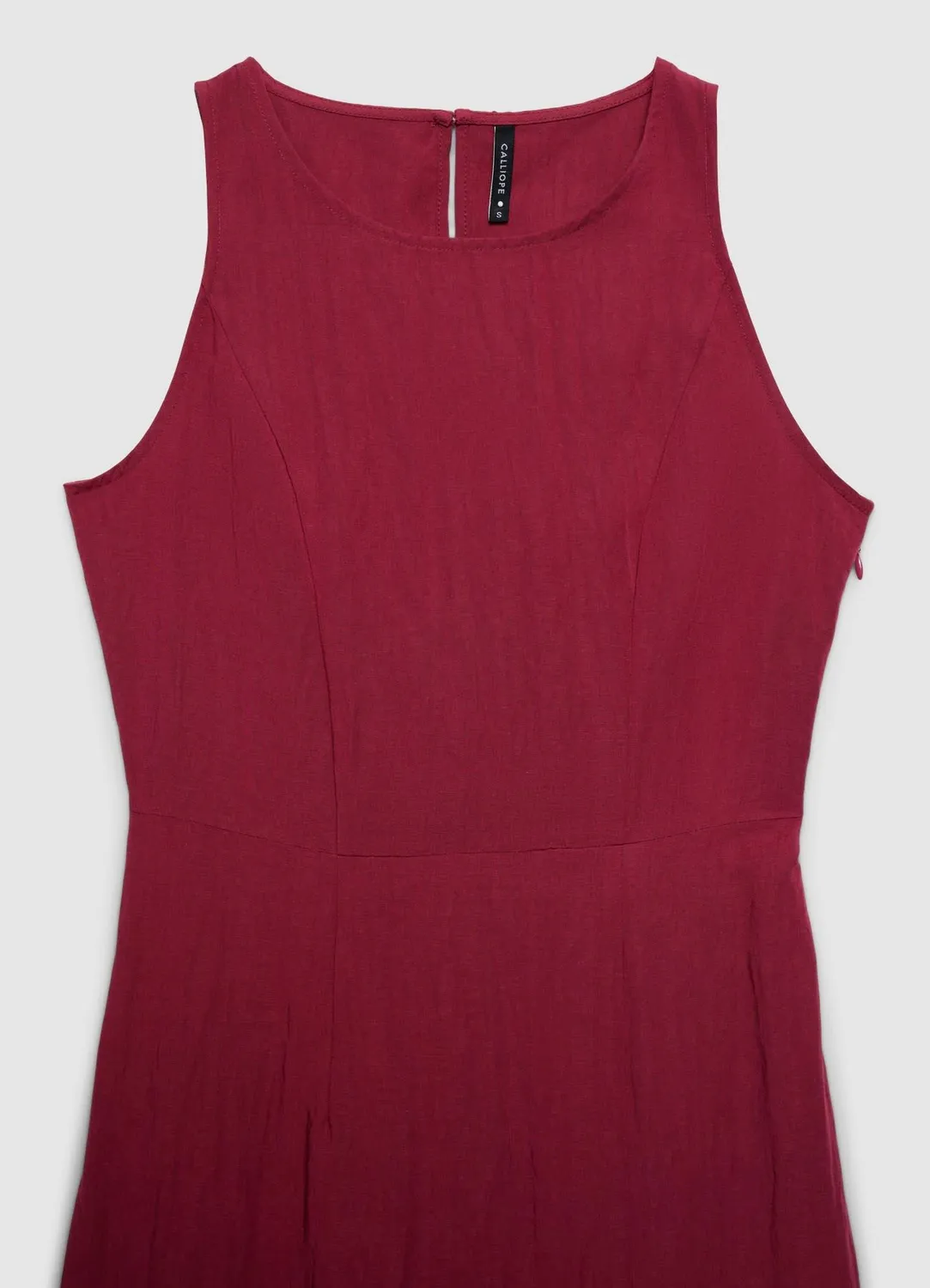Calliope Atelier robe fourreau midi femme col rond