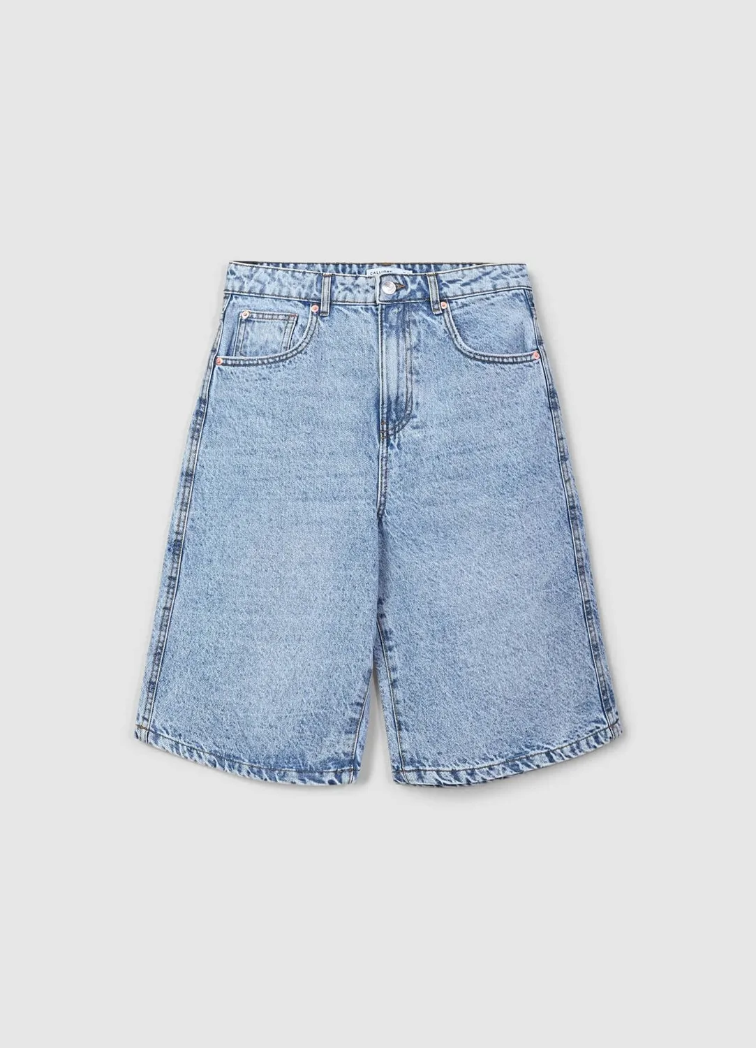 Calliope bermuda long denim femme coupe regular