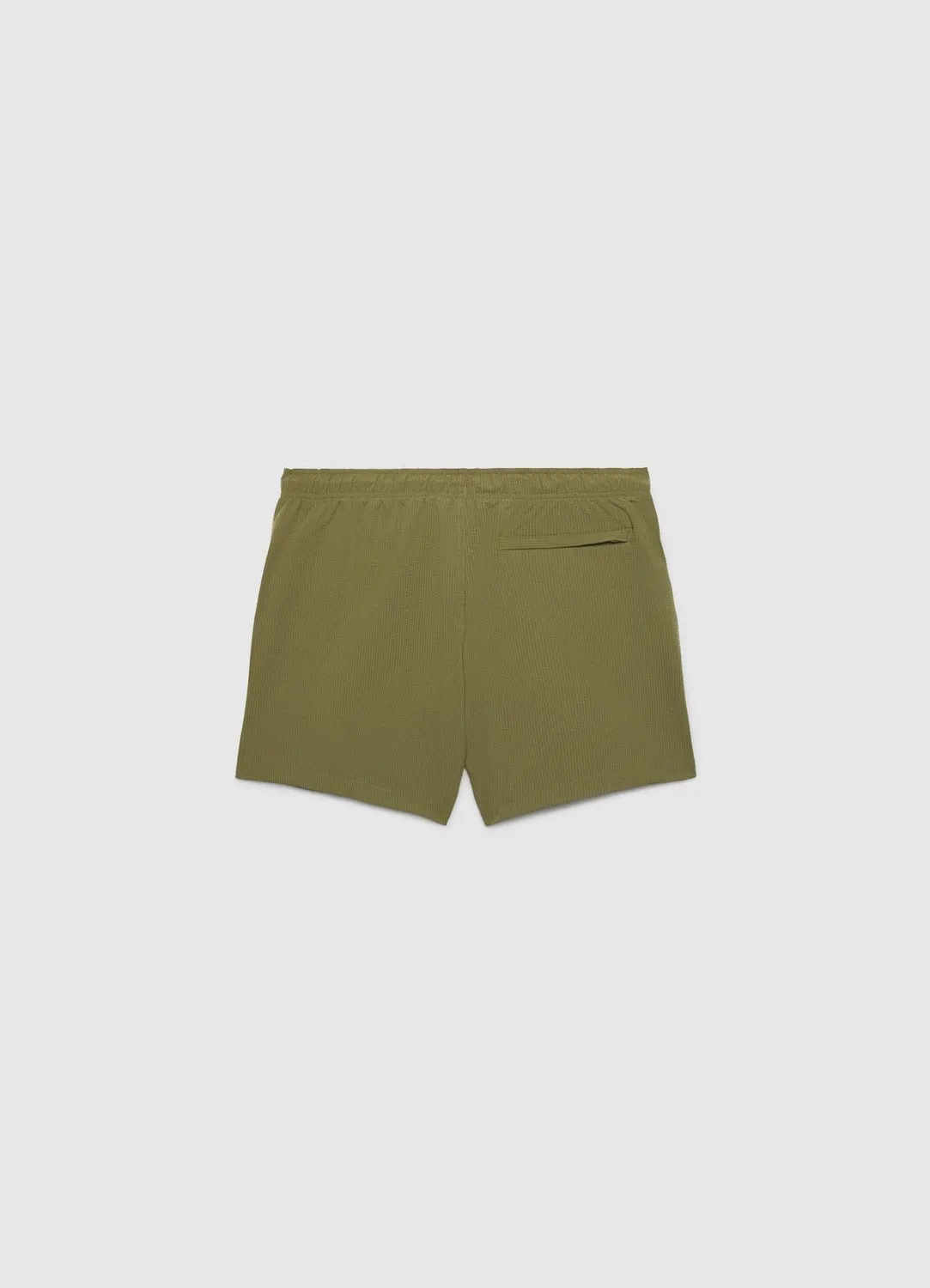 Calliope Bermuda uni Short de bain homme seersucker