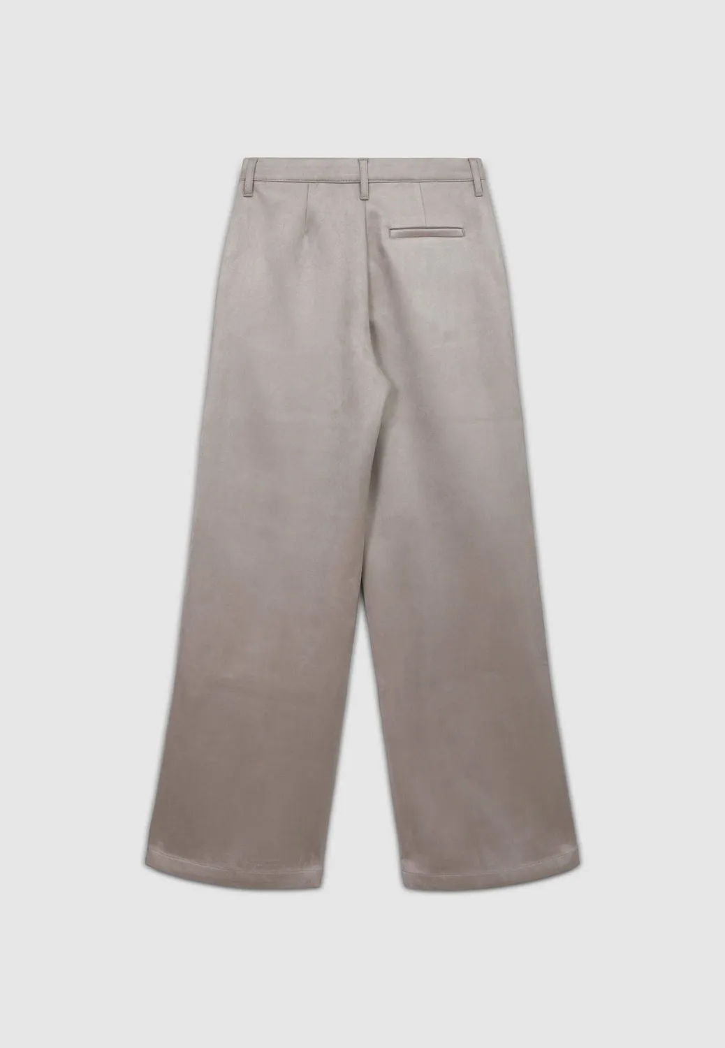 Calliope pantalon palazzo femme effet daim