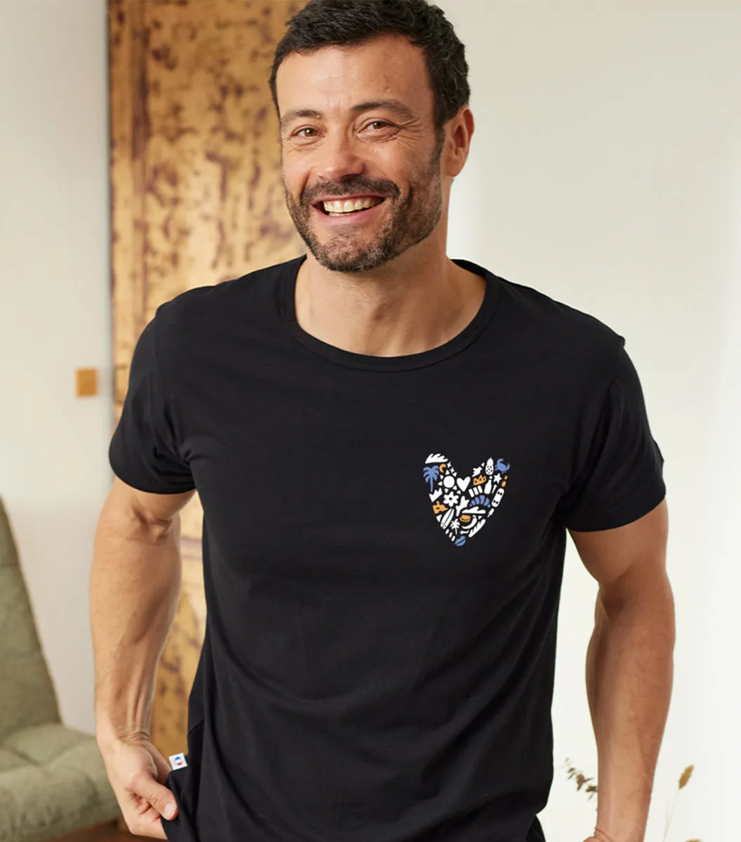 Cocorico Rêveur t-shirt pyjama homme pack x2 coton